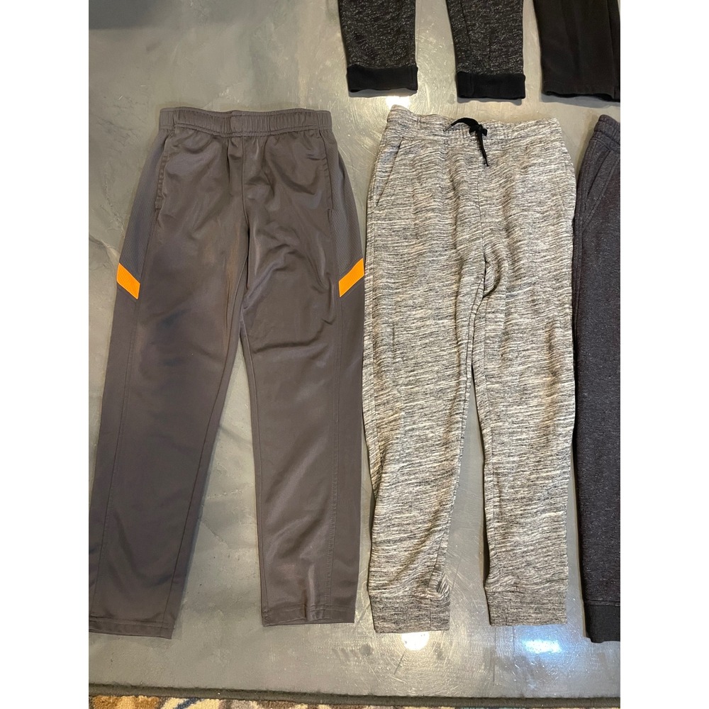 Boys Old Navy Athletic Works Joggers Sweatpants Bundle Lot 5 Pairs Size L 10-12
